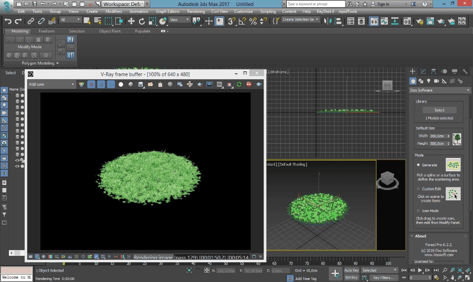 Активация Itoo Forest Pack Pro 6.3.0