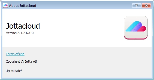 Активация JottaCloud 3.1.31.310