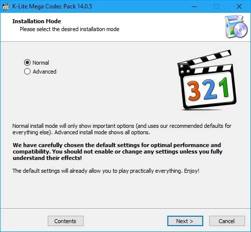 Активация K-Lite Codec Pack 18.8.5 Mega/Full/Standard/Basic