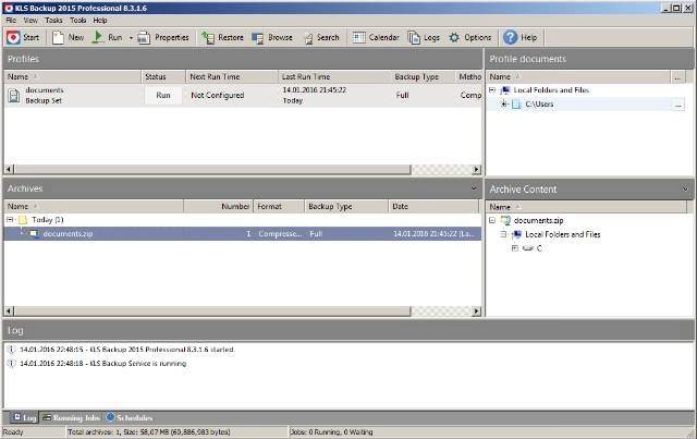 Активация KLS Backup 8.3.1.6 Professional
