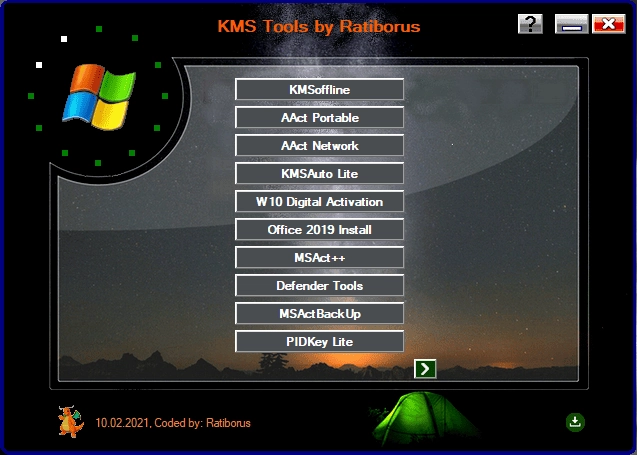 Активация KMS Tools Portable by Ratiborus 08.03.2025