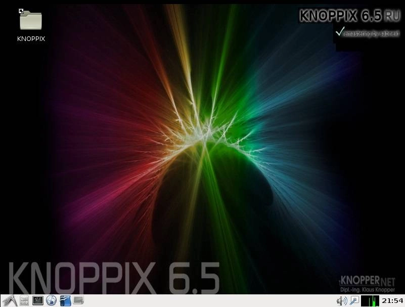 Активация KNOPPIX 6.5 Linux Magazine Live DVD RU /USB 6.5