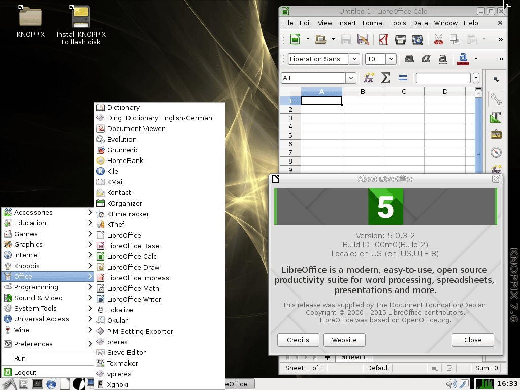 Активация KNOPPIX 7.7.1 1xDVD