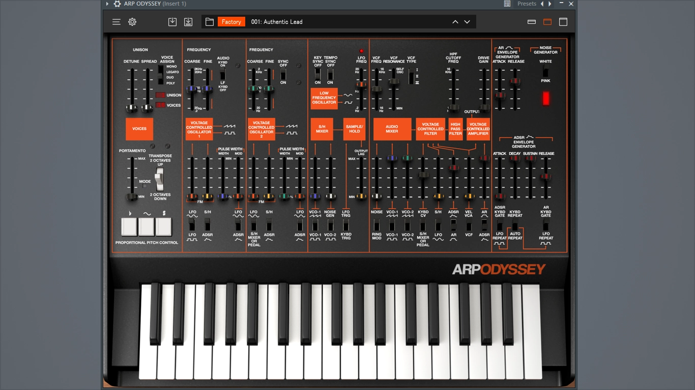 Активация KORG - ARP ODYSSEY 1.3.0 STANDALONE, VSTi, AAX RePack by RET