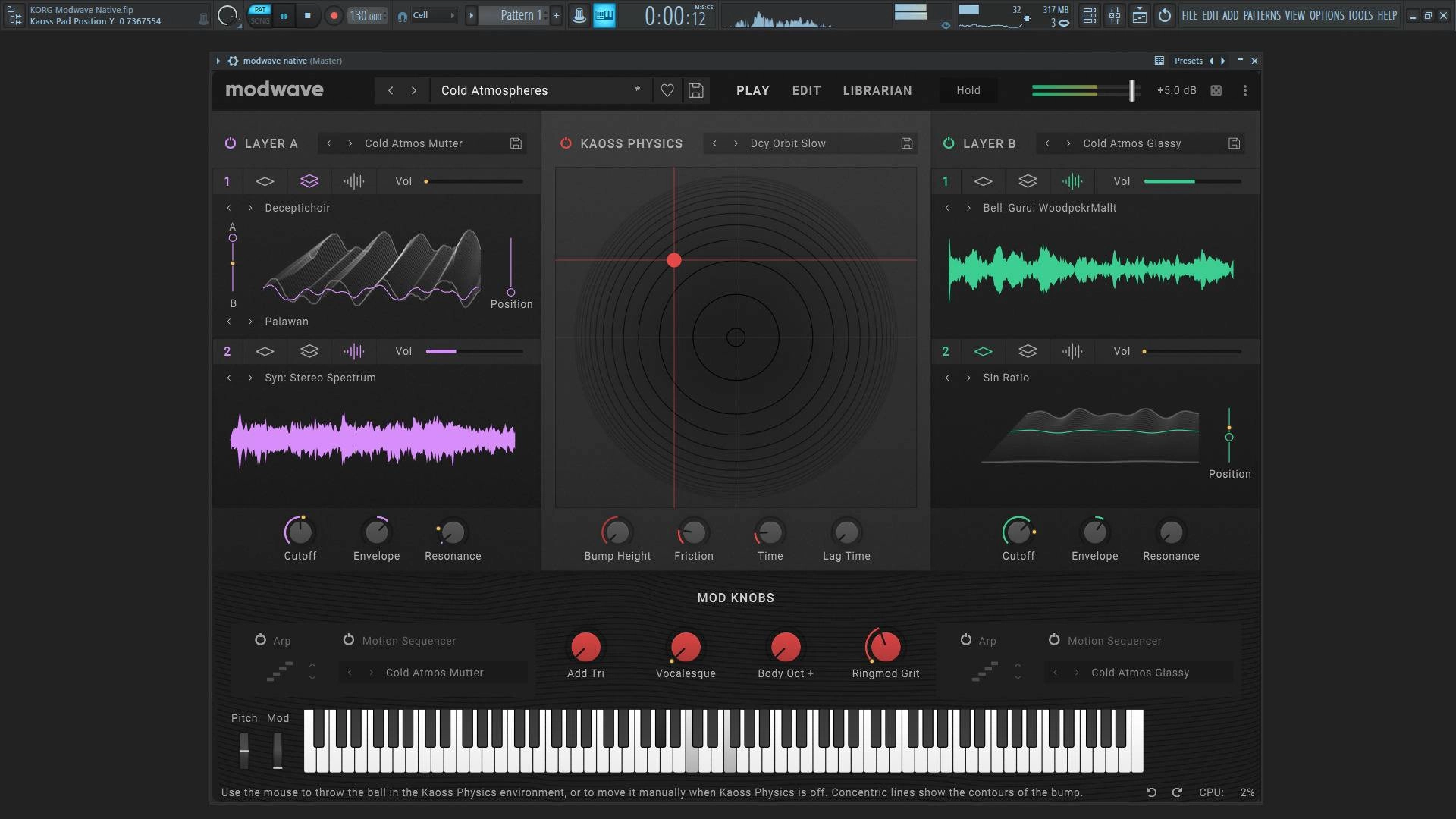 Активация KORG - Modwave Native 1.2.8 Standalone, VSTi 3, AAX