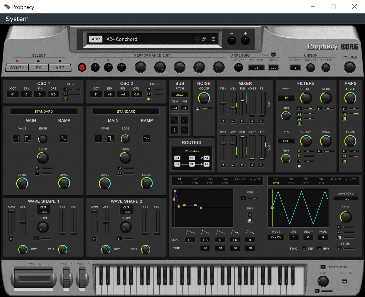 Активация KORG - Prophecy 1.0.1 STANDALONE, VSTi, AAX