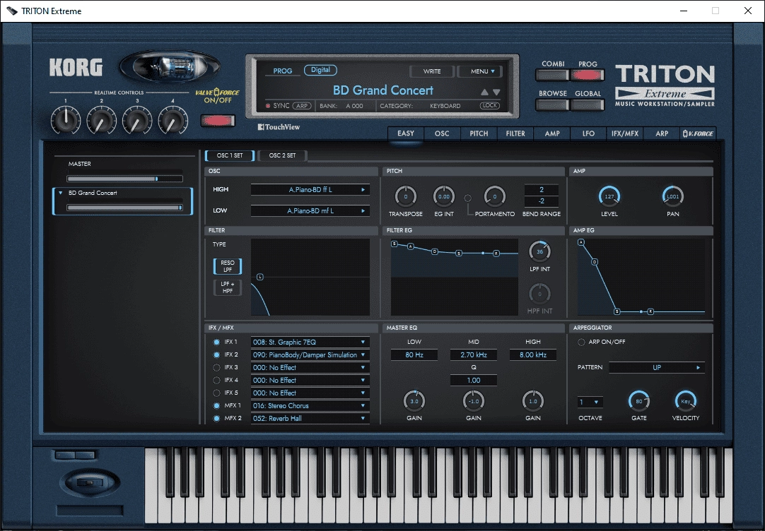 Активация KORG - TRITON Extreme 1.0.1 STANDALONE, VSTi, AAX