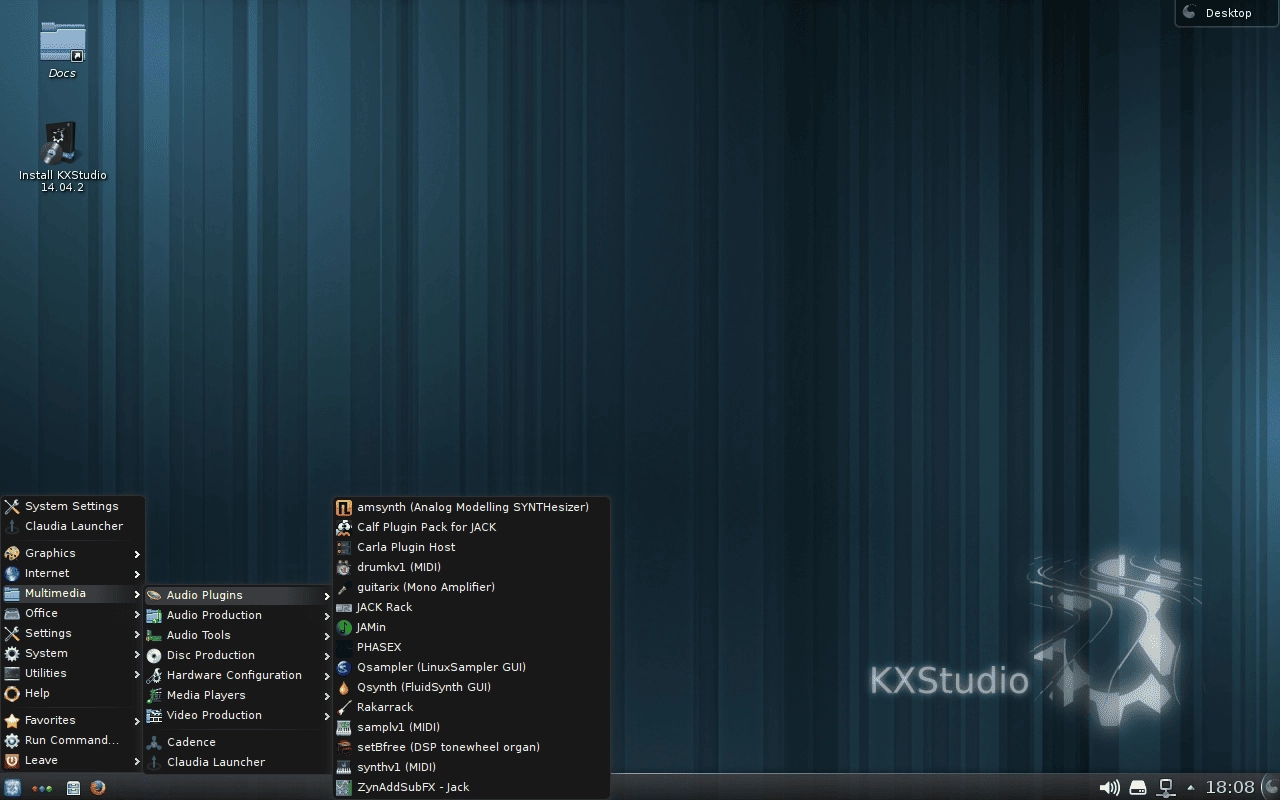 Активация KX Studio 14.04.2 2xDVD