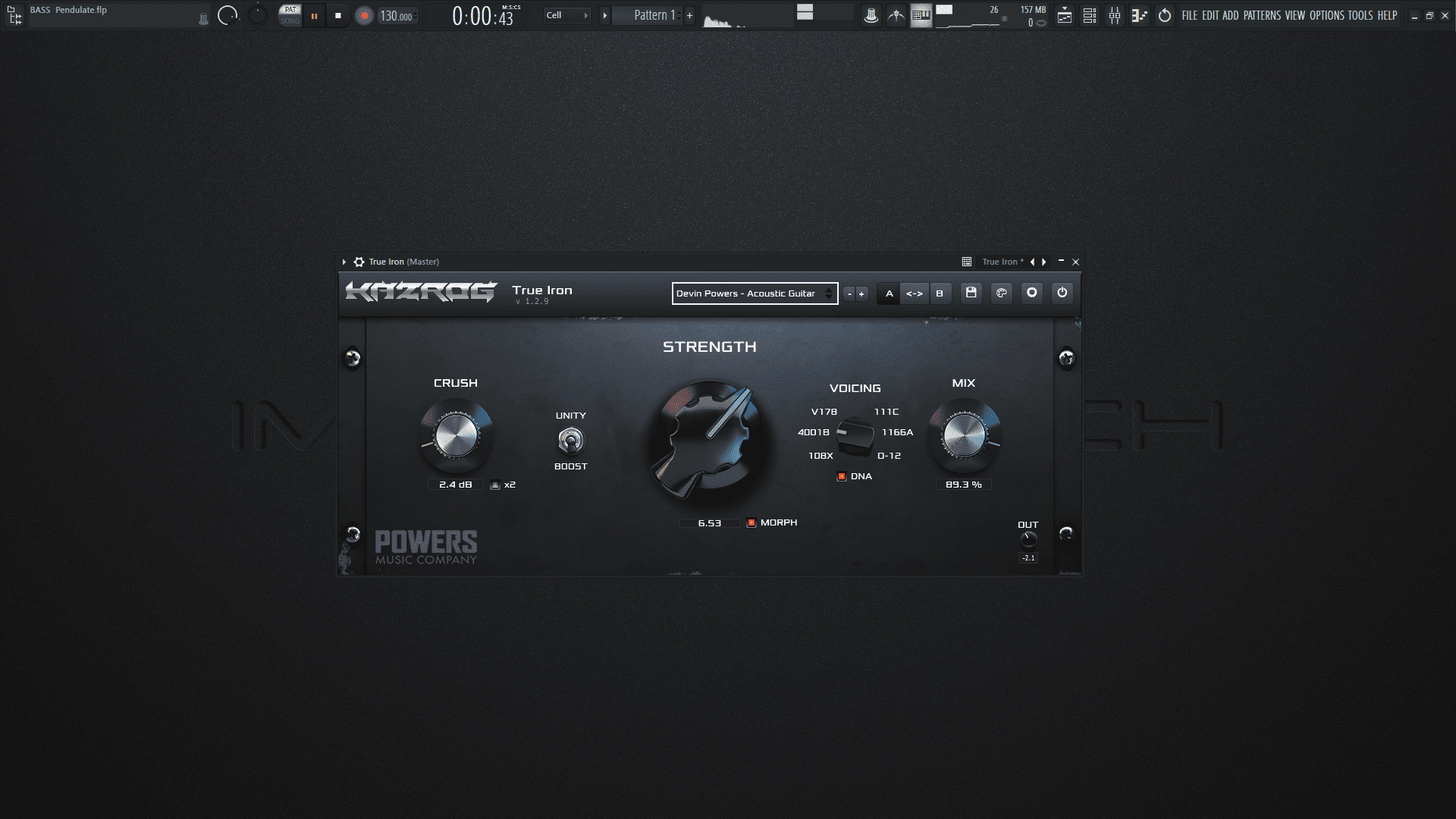 Активация Kazrog - True Iron 1.3.2 VST, VST3, AAX Retail