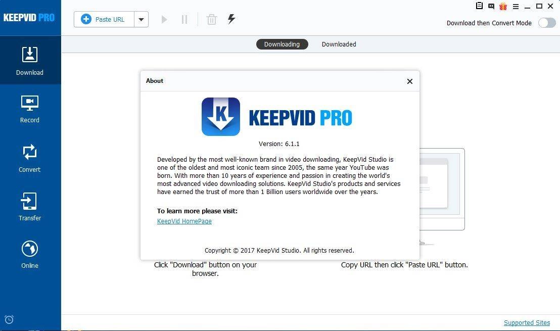 Активация KeepVid Pro 6.1.1