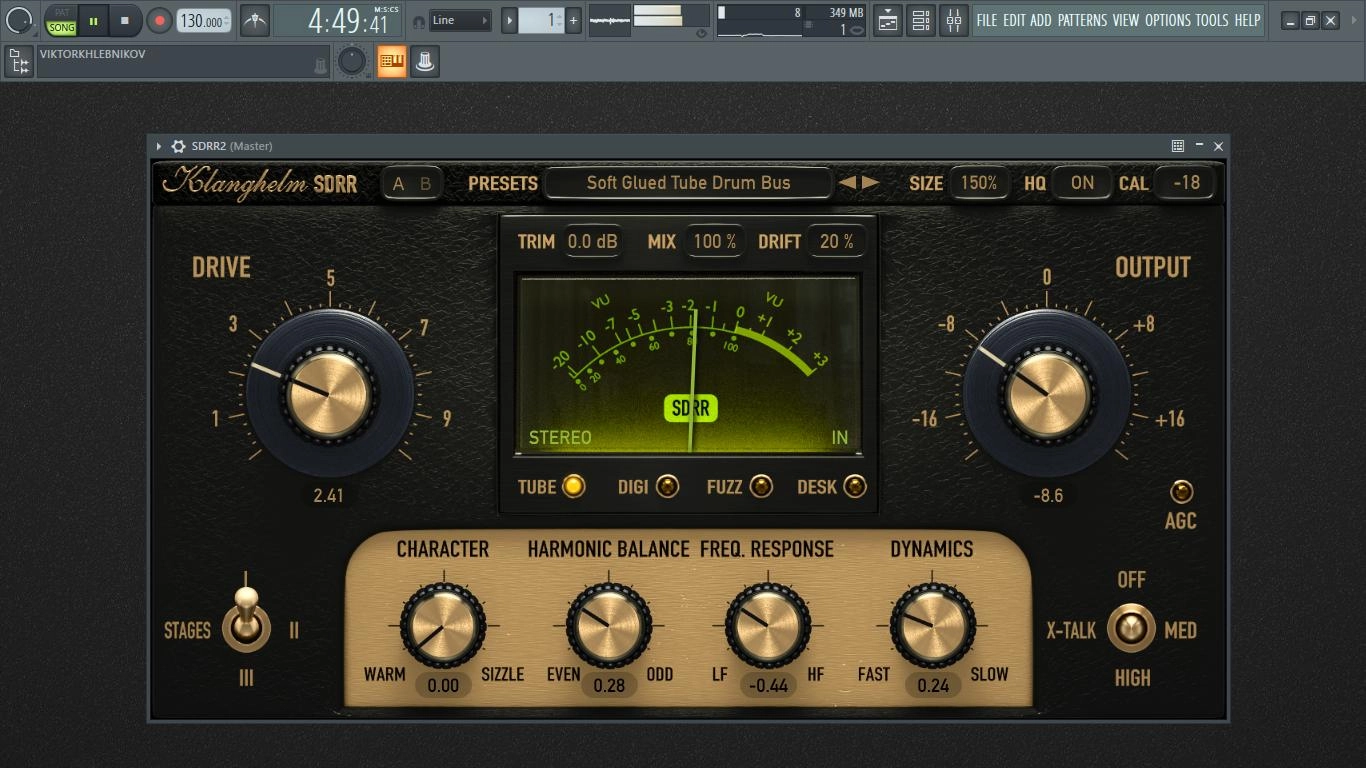 Активация Klanghelm - SDRR 2 2.4.1 VST, VST 3, AAX Retail