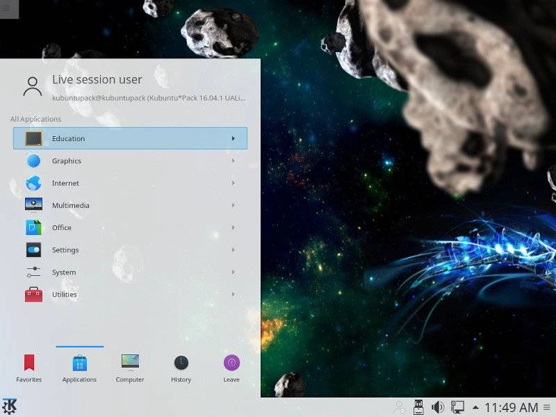 Активация Kubuntu*Pack 16.04