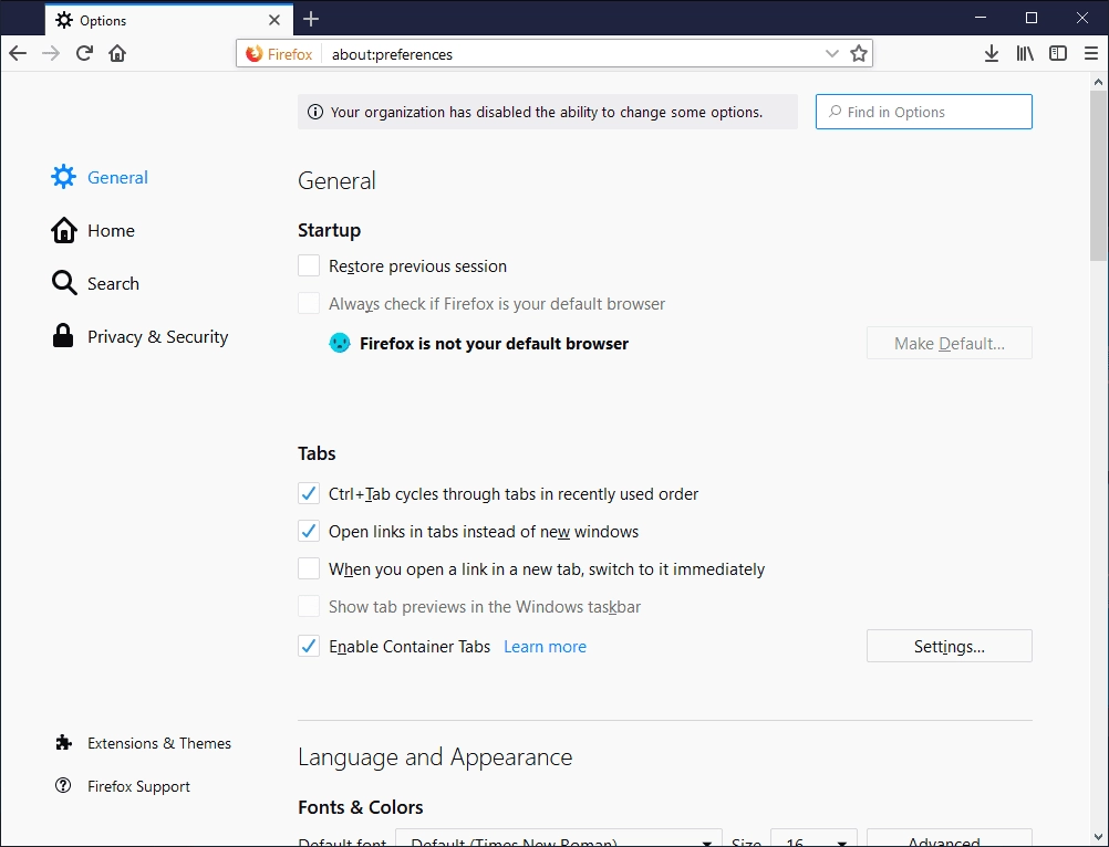 Активация Librefox 2.1 Firefox 64.0.0