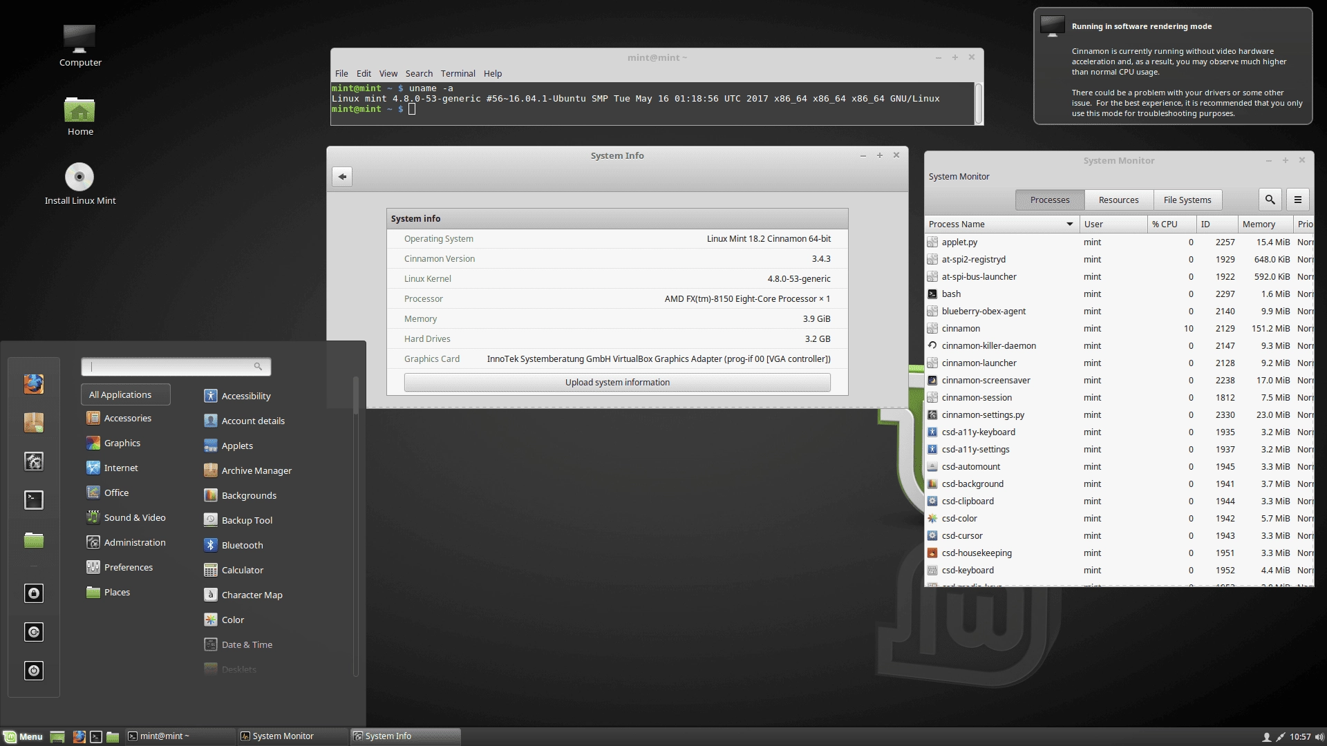 Активация Linux Mint 18.2 Sonya 4xDVD