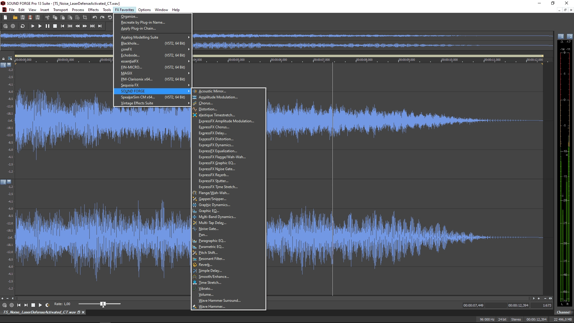 Активация MAGIX SOUND FORGE Pro Suite 13.0.0.131