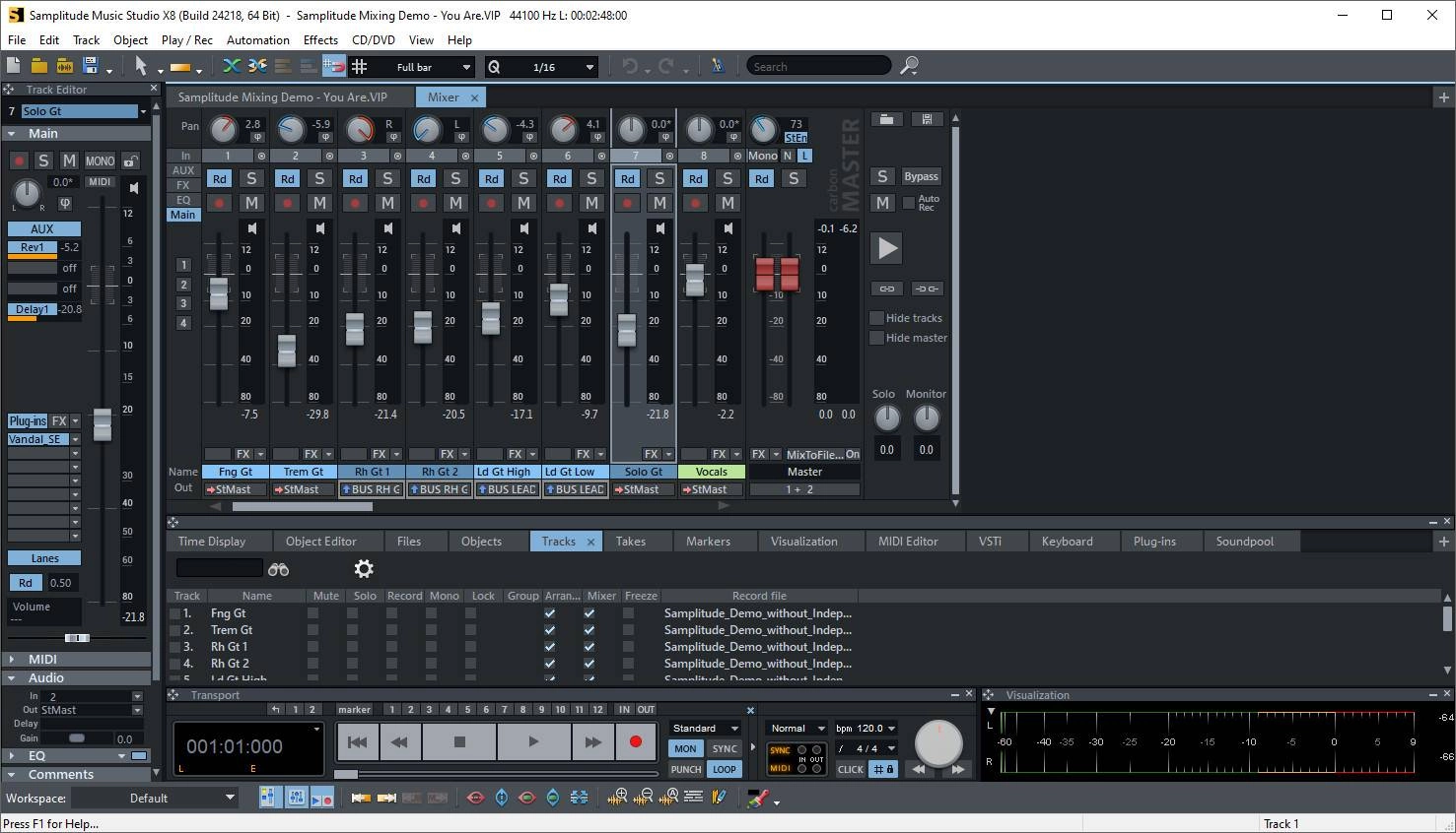 Активация MAGIX Samplitude Music Studio X8 19.2.0.24218