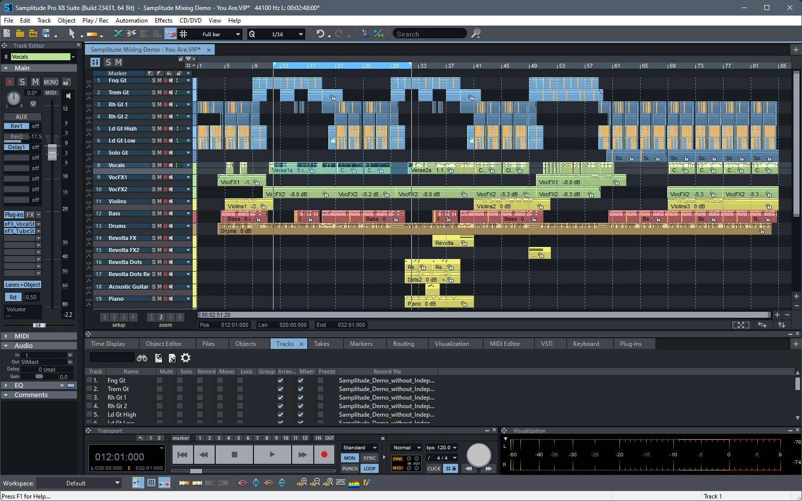Активация MAGIX Samplitude Pro X8 Suite 19.2.0.24218 Portable by 7997