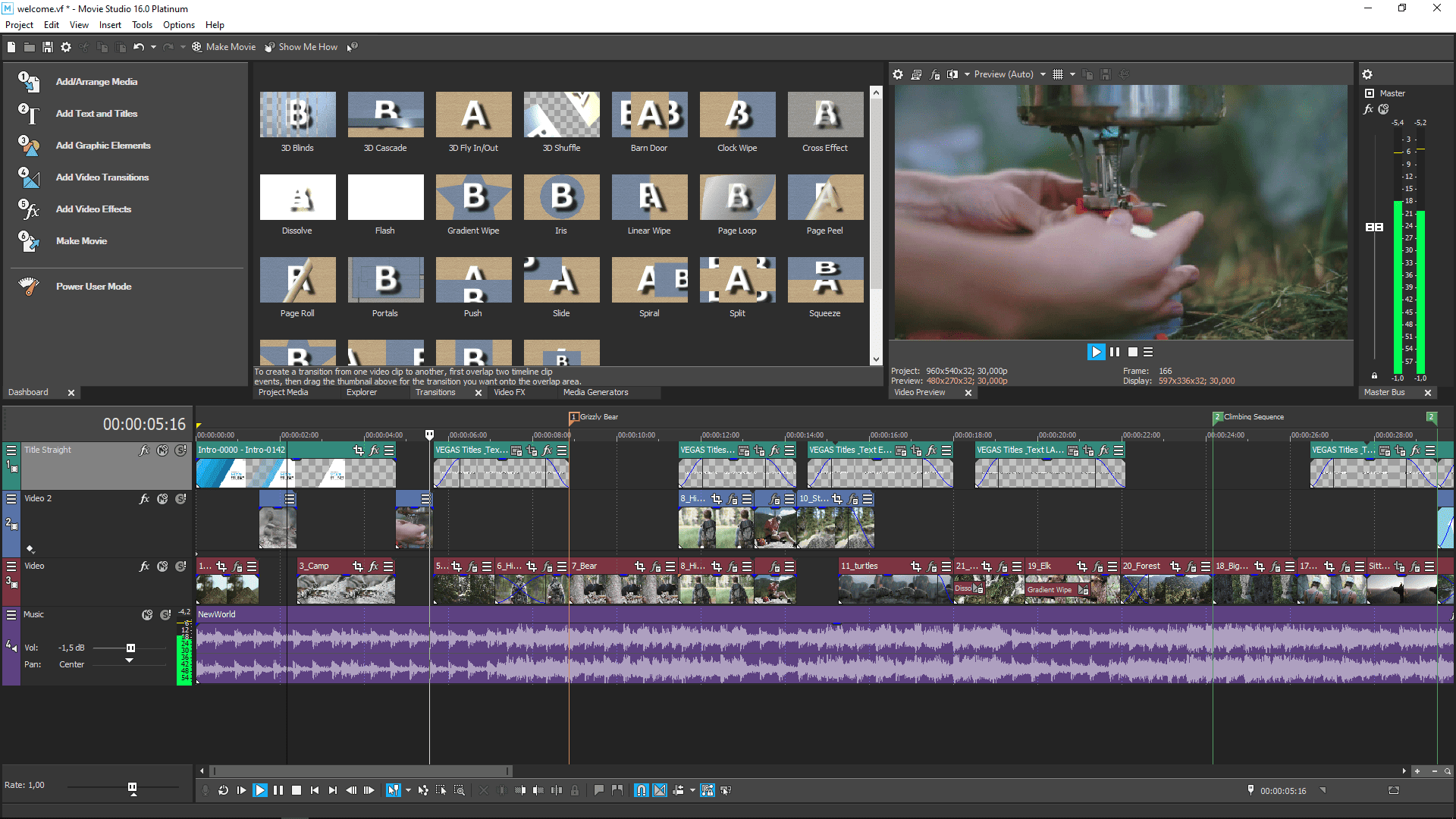 Активация MAGIX VEGAS Movie Studio Platinum 16.0.0.167