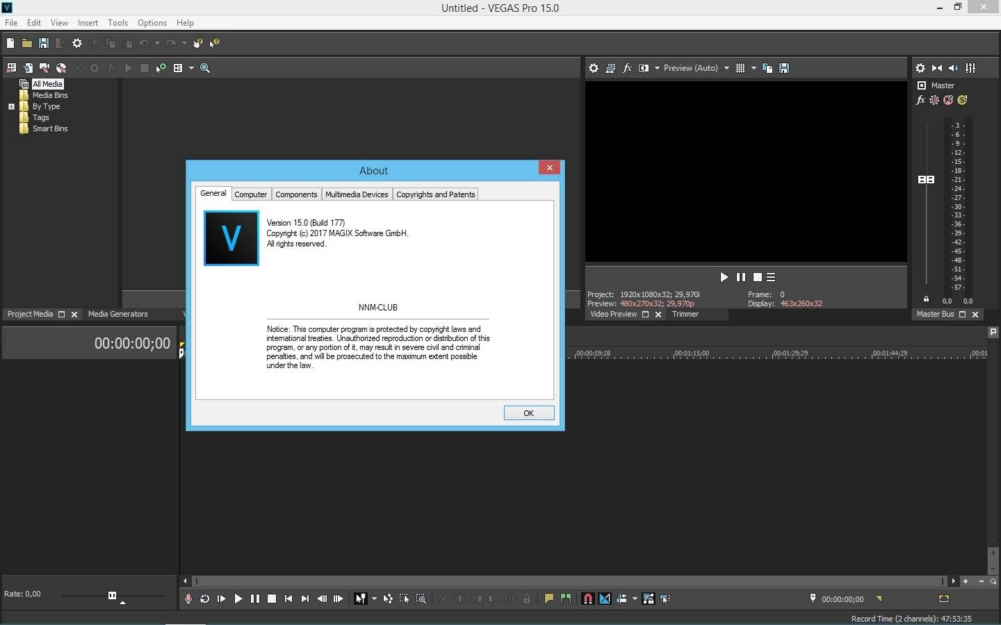 Активация MAGIX Vegas Pro 16.0 Build 424 RePack by KpoJIuK