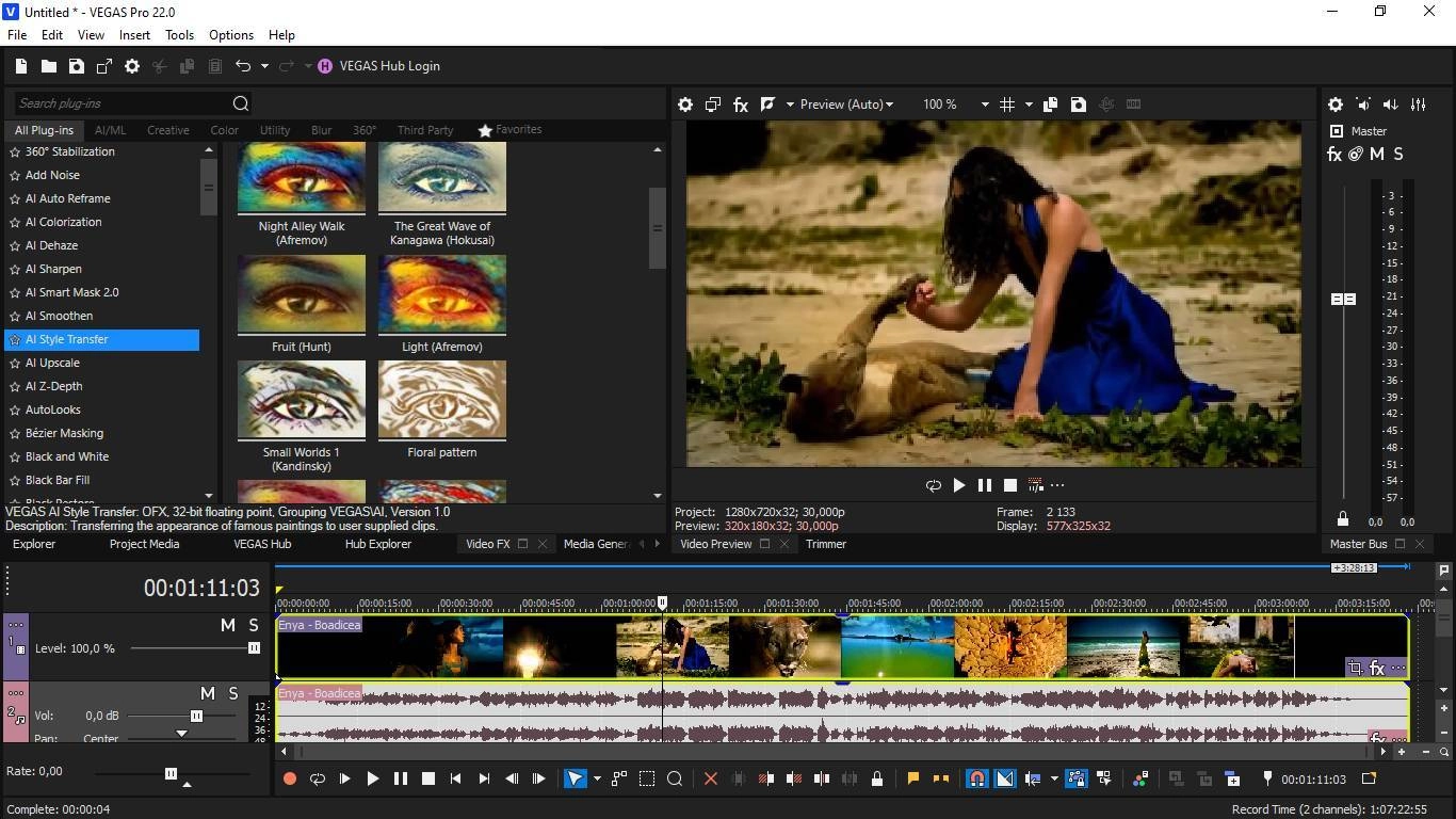 Активация MAGIX Vegas Pro 22.0 Build 239