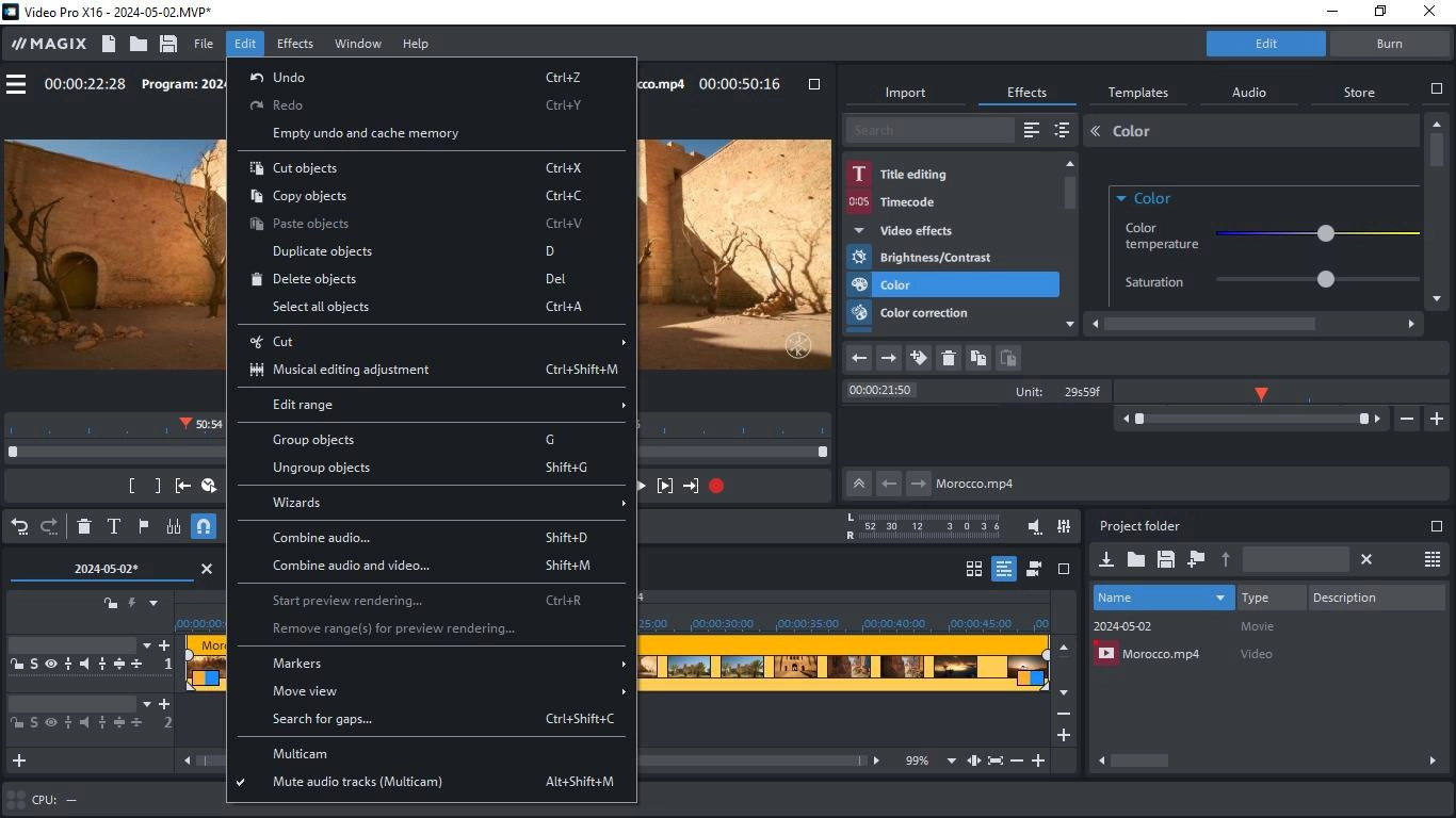 Активация MAGIX Video Pro X16 22.0.1.216