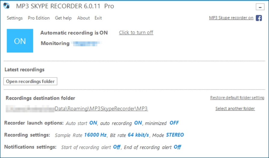 Активация MP3 Skype Recorder 6.0.11 PRO repack by basrach