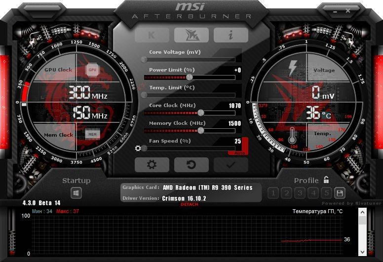 Активация MSI Afterburner 4.6.6.16831 Beta 3