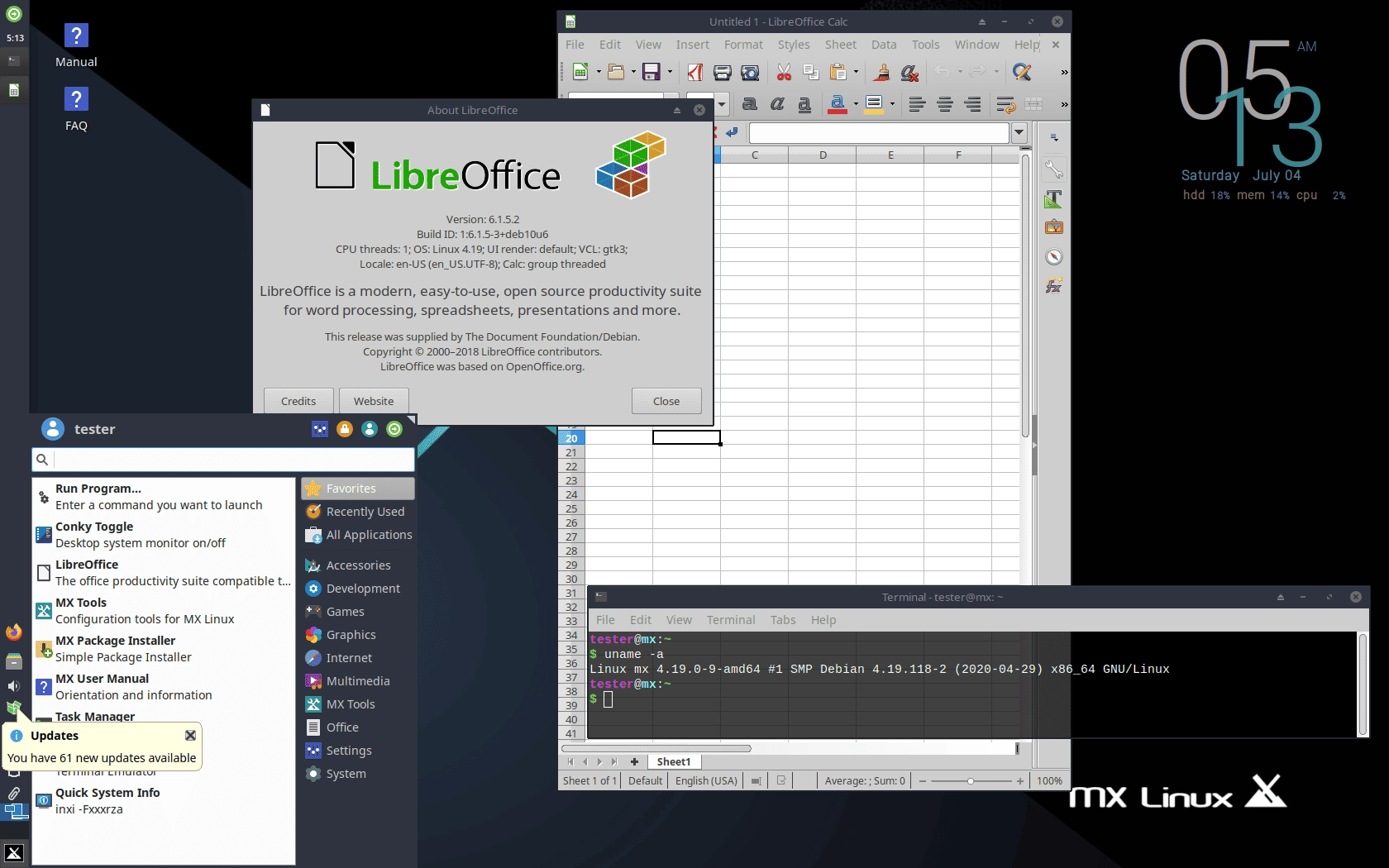 Активация MX-19.2 Linux 2xDVD