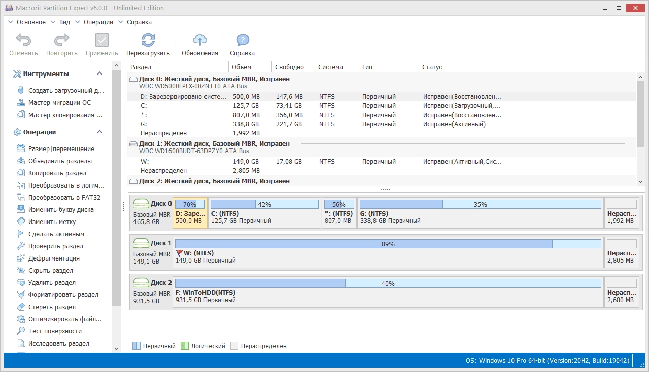 Активация Macrorit Partition Expert 6.4.0 Unlimited Edition RePack by 9649
