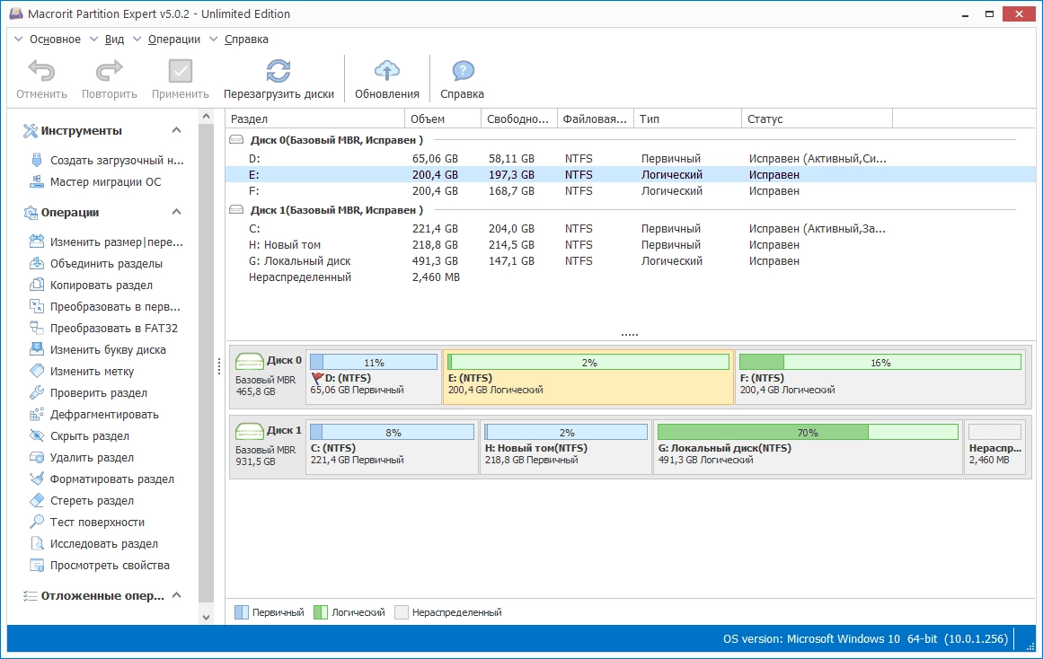 Активация Macrorit Partition Expert 8.2.0 Unlimited Edition RePack by elchupacabra