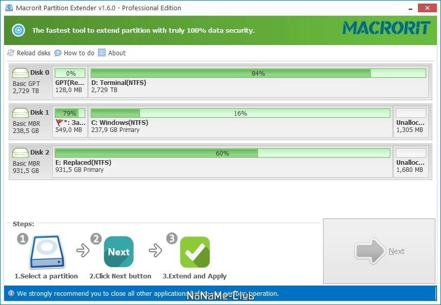 Активация Macrorit Partition Extender Pro 1.6.0 + Portable