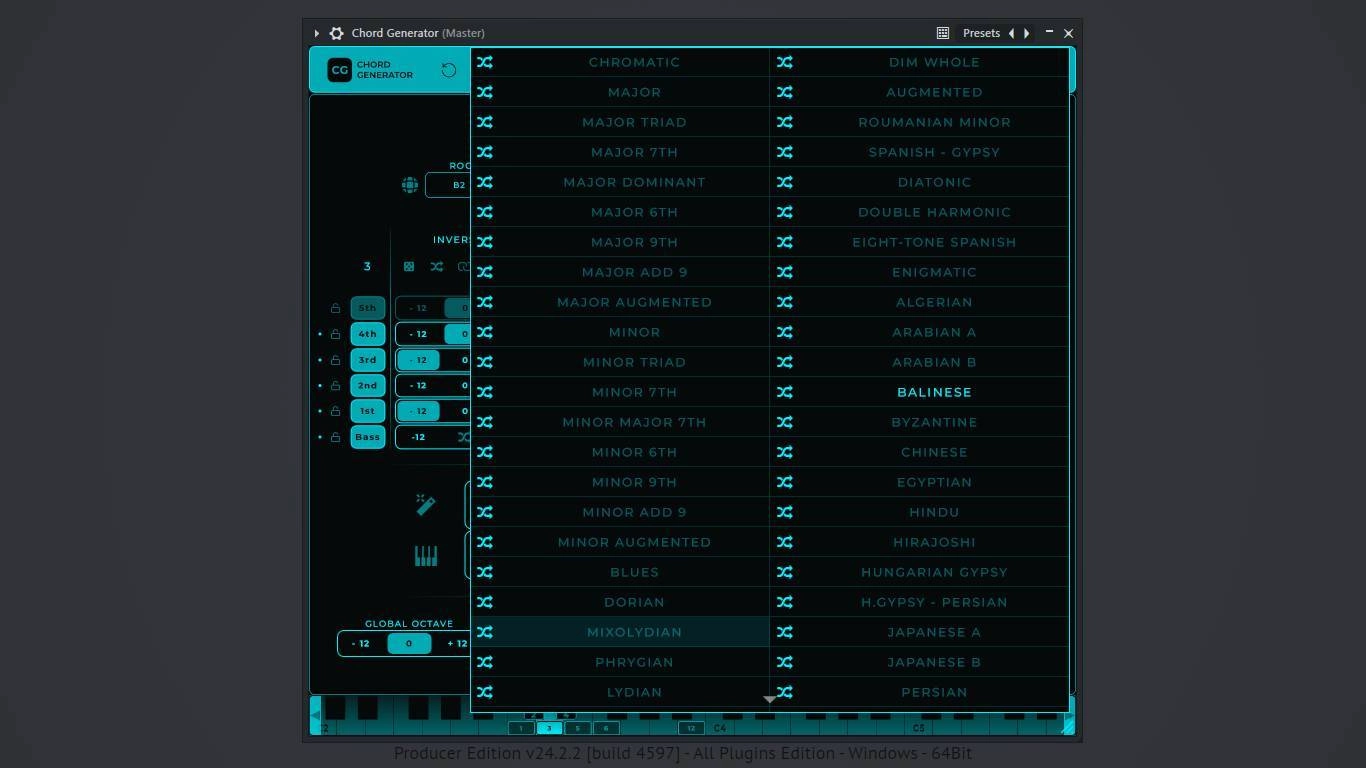 Активация Mario Nieto - Chord Generator 1.1.0 Standalone, VSTi 3 RePack by BUBBiX