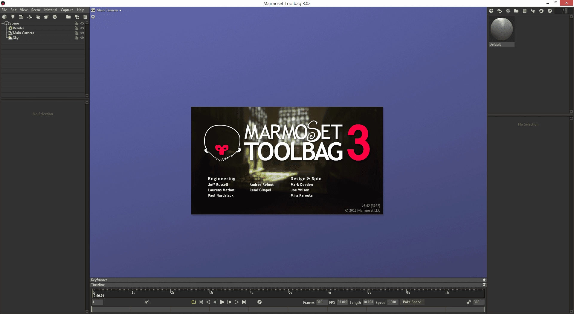 Активация Marmoset Toolbag 3.02