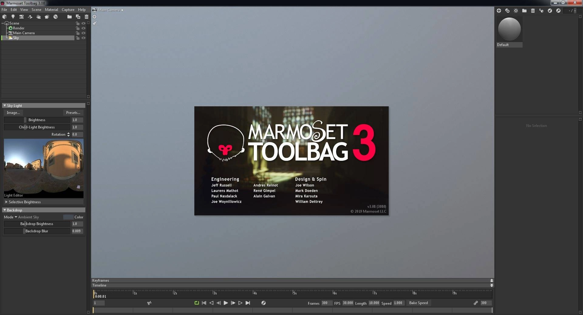 Активация Marmoset Toolbag 3.08