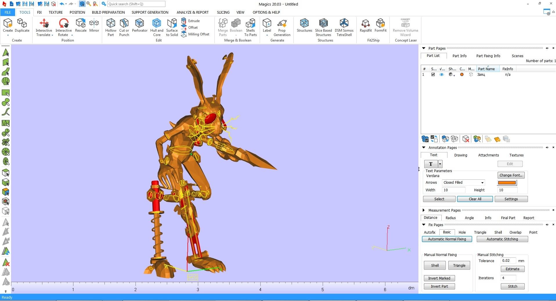 Активация Materialise Magics 20.0.3.11 Win64