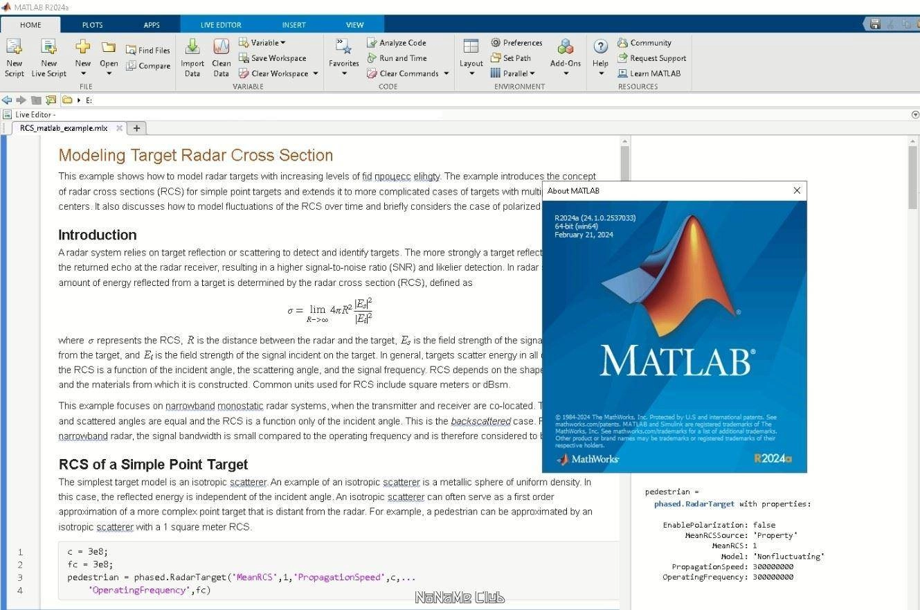 Активация MathWorks MATLAB R2024a v.24.1.0.2628055