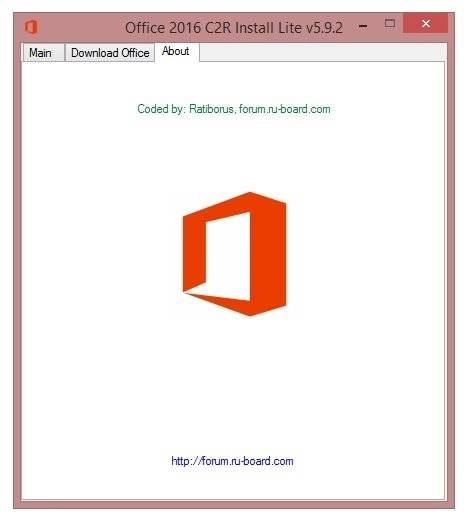 Активация Microsoft Office 2013-2016 C2R Install 5.9.2 Full | Lite by Ratiborus