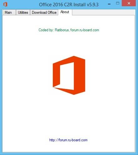 Активация Microsoft Office 2013-2016 C2R Install 5.9.3 by Ratiborus