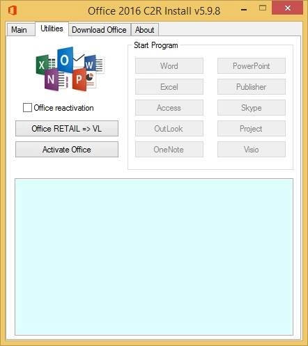 Активация Microsoft Office 2013-2016 C2R Install 5.9.8 Full | Lite by Ratiborus