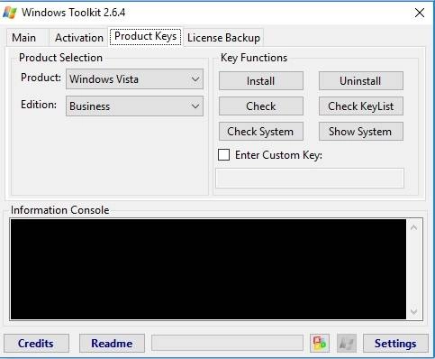 Активация Microsoft Toolkit 2.7.3 Stable
