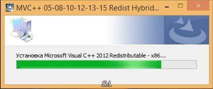 Активация Microsoft Visual C++ 2005-2008-2010-2012-2013-2015 Redistributable Package Hybrid x86 & x64