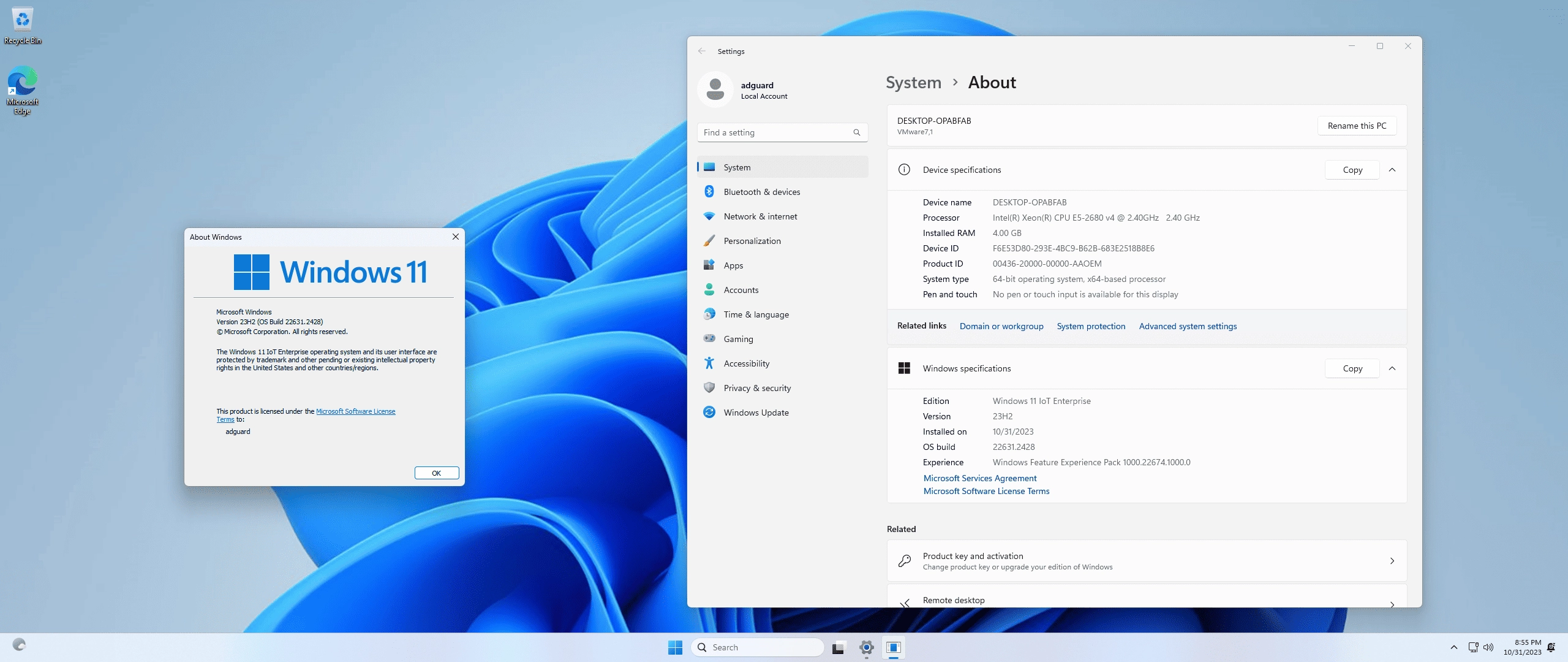 Активация Microsoft Windows 11 IoT Enterprise , Version 23H2 - Оригинальные образы от Microsoft MSDN