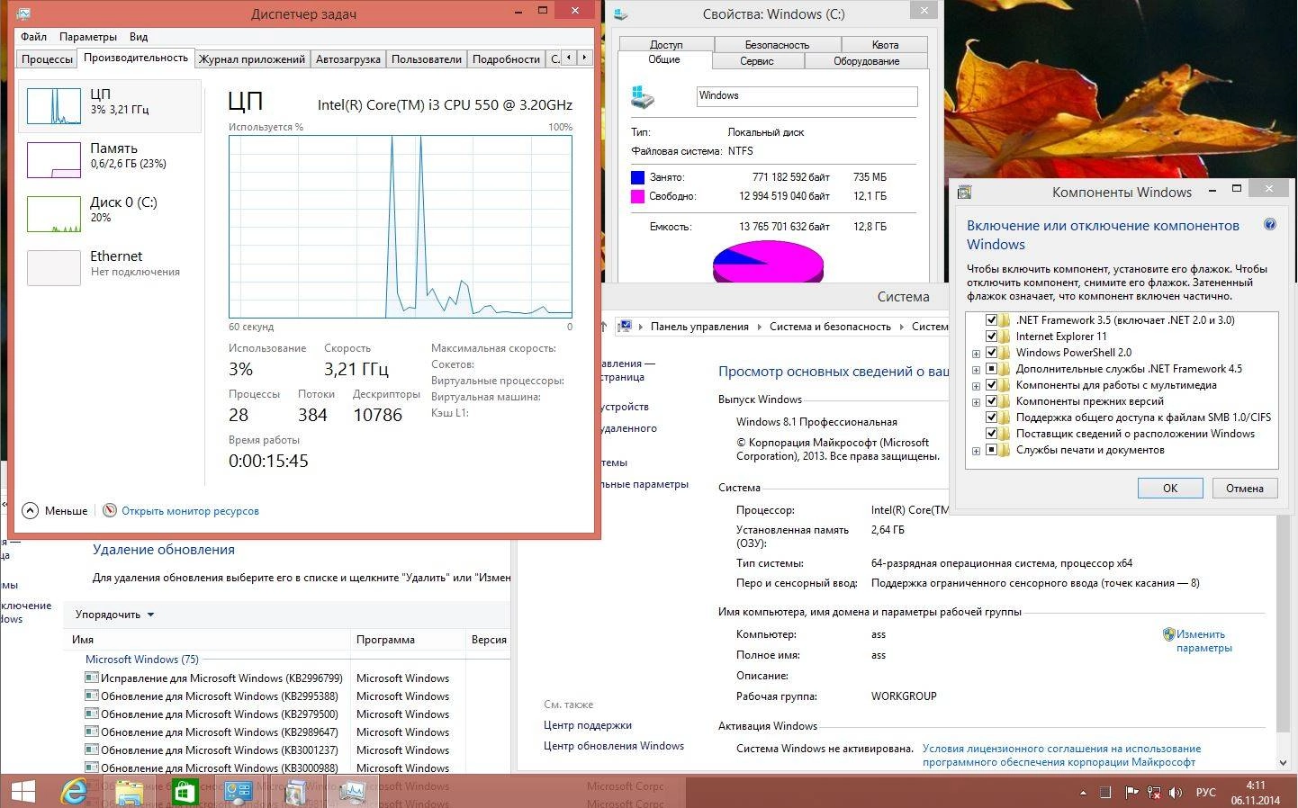 Активация Microsoft Windows 8.1 Pro 17238 x86-x64 RU Store WimBoot 1410 by Lopatkin Русский
