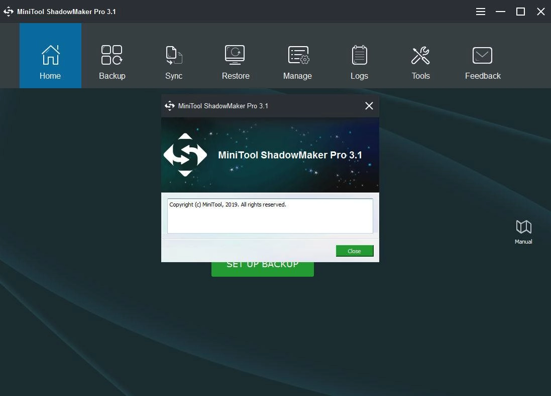 Активация MiniTool ShadowMaker Pro 3.1.1.2