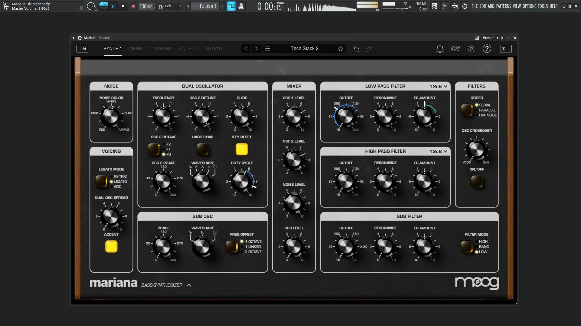 Активация Moog Music - Mariana 1.2.0 Standalone, VSTi 3, AAX RePack by TCD