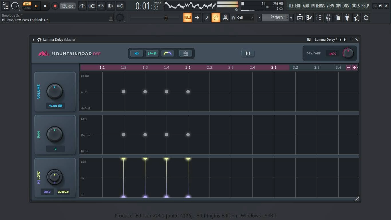 Активация Mountainroad DSP - Lumina Delay 2.2.0.308 VST 3, AAX RePack by MOCHA