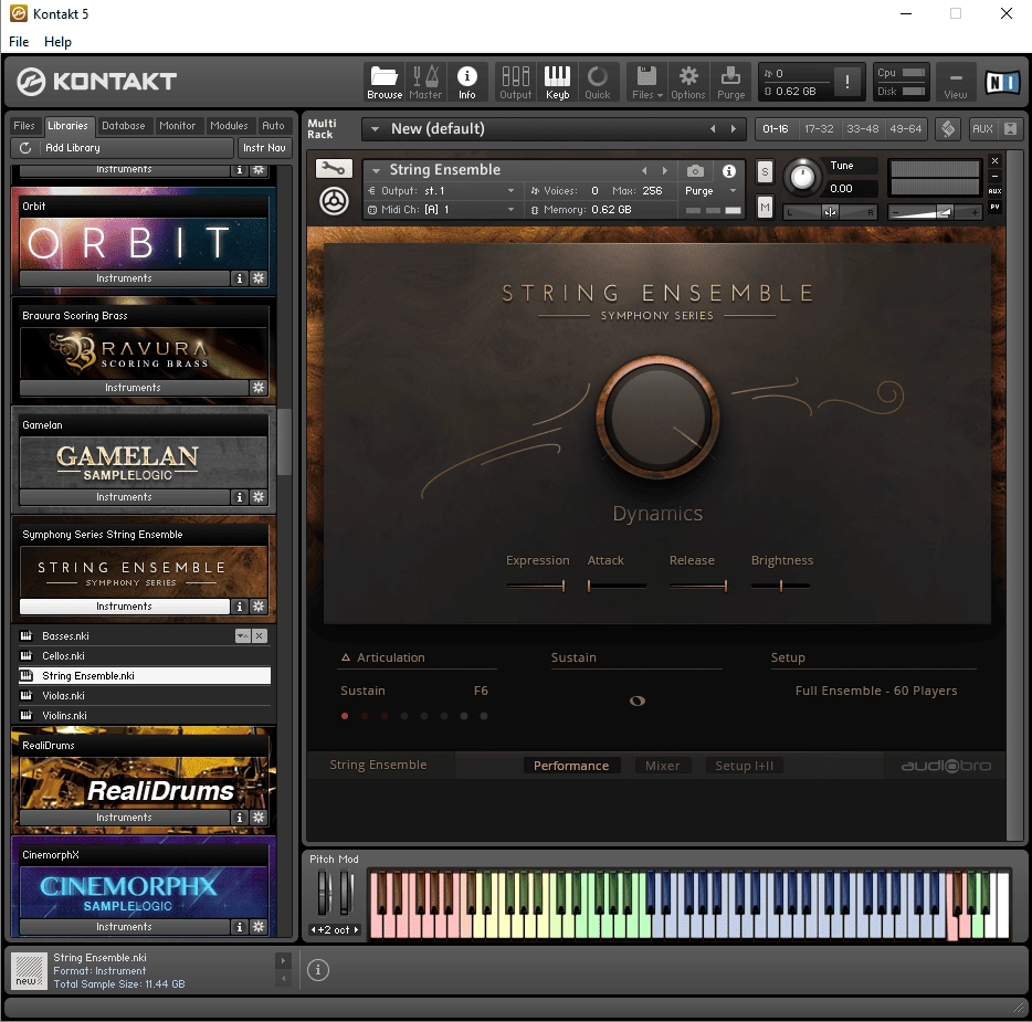 Активация Native Instruments - Symphony Series String Ensemble v1.0