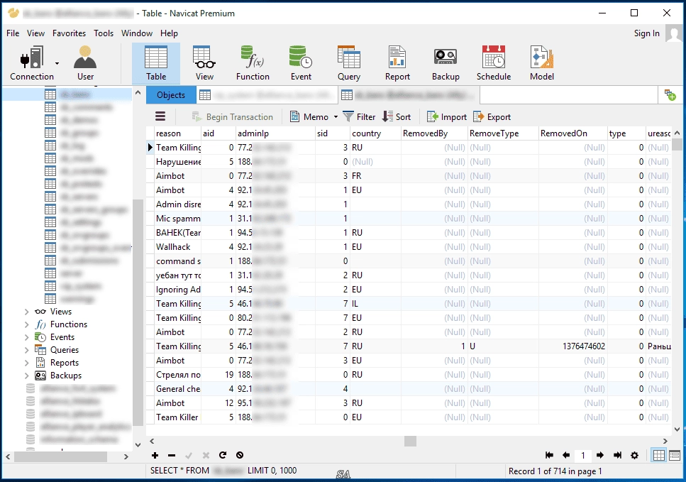Активация Navicat Premium 11.2.4 x86/x64