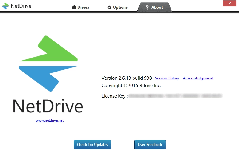 Активация NetDrive 2.6.13 Build 938