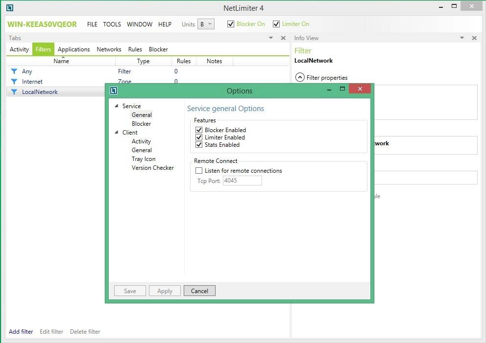Активация NetLimiter 4.0.20.0 Enterprise RePack by KpoJIuK